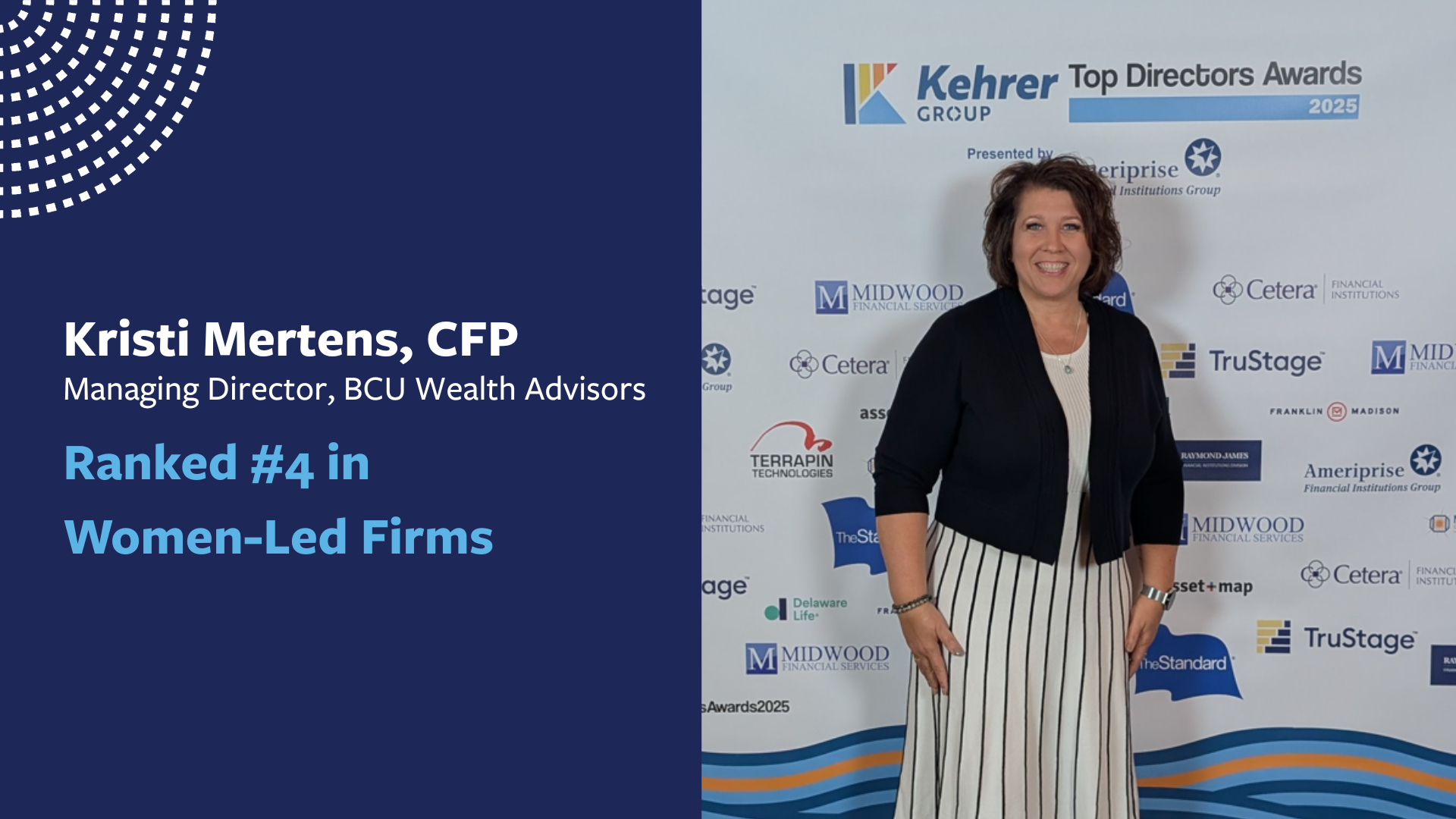 BCU Wealth Advisors, LLC Honored at Kehrer Group’s 2025 Top Directors Awards